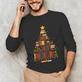 Christmas Tree Bookshelf Book Lover Library Men Women Kids Unisex Long Sleeve T-Shirt Christmas Tree Bookshelf Book Lover Library Men Women Kids Unisex Long Sleeve T-Shirt