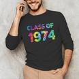 Class Of 1974 School Reunion College Highschool Graduation Unisex Long Sleeve T-Shirt