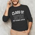 Class Of 1975 Reunion 50 Years Alumni Graduation High School Unisex Long Sleeve T-Shirt
