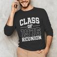 Class Of 1976 Reunion 50 Years Alumni Graduation High School Unisex Long Sleeve T-Shirt