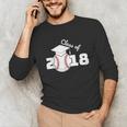 Class Of 2018 Baseball Senior Graduation Shirt Grad Unisex Long Sleeve T-Shirt