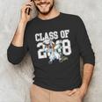 Class Of 2018 Dabbing Unicorn Graduation Shirt Unisex Long Sleeve T-Shirt