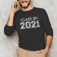 Class Of 2021 High School Graduation Year Distressed Shirt Unisex Long Sleeve T-Shirt