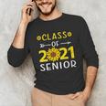Class Of 2021 Senior Graduation Sunflower Unisex Long Sleeve T-Shirt