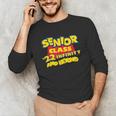 Class Of 2022 Senior 2000s Animated Movie Style Graduation Unisex Long Sleeve T-Shirt