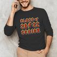 Class 2022 Senior 80s 90s Rock Retro Vintage Graduation Unisex Long Sleeve T-Shirt