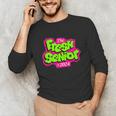 Class Of 2024 Senior Fresh Retro 90s TV Style Graduation Unisex Long Sleeve T-Shirt