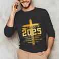 Class Of 2025 Christian Graduation Senior Graduate Men Women Unisex Long Sleeve T-Shirt