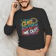 Class Of 2025 We Out Graffiti Graduation 2025 Unisex Long Sleeve T-Shirt