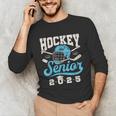 Class Of 2025 Hockey Senior Graduation Graduate Grad Unisex Long Sleeve T-Shirt
