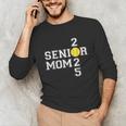 Class Of 2025 Softball Mom Senior Graduation Graduate Women Unisex Long Sleeve T-Shirt