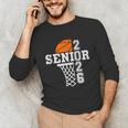 Class Of 2026 Basketball Senior 26 Player Team Graduation Unisex Long Sleeve T-Shirt