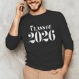 Class Of 2026 High School Senior Graduation Party Vintage Unisex Long Sleeve T-Shirt