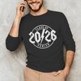 Class Of 2026 Twenty 26 Classic Rock Graduation Senior 2026 Unisex Long Sleeve T-Shirt