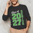 Class Of 2027 Senior 27 High School Graduation Senior 2027 Unisex Long Sleeve T-Shirt