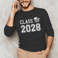 Class Of 2028 GraduationShirt Future School Graduate Unisex Long Sleeve T-Shirt