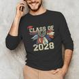 Class Of 2028 High School Graduation Senior 2028 Unisex Long Sleeve T-Shirt