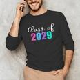 Class Of 2029 Shirt 2nd Grade Onto 3rd Grade Graduation Tee Unisex Long Sleeve T-Shirt
