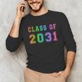 Class Of 2031 High School Graduation Date Kindergarten Shirt Unisex Long Sleeve T-Shirt