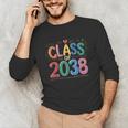 Class Of 2038 Pre K Graduate Preschool Graduation Unisex Long Sleeve T-Shirt