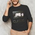 Classic VHS Tape Nostalgia Retro Unisex Long Sleeve T-Shirt