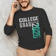 College Grad Class Of 2026 Graduation Unisex Long Sleeve T-Shirt