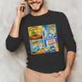 Comic Reader Comic Book Merch Vintage Reading Comic Books Unisex Long Sleeve T-Shirt