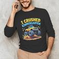 I Crushed Kindergarten Monster Truck Graduation Boys Kids Unisex Long Sleeve T-Shirt