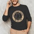 Cute Introvert Cat Service Human Do Not Pet Cat Joke Unisex Long Sleeve T-Shirt