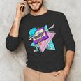 Dabbing Cassette Tape 70s 80s 80s Outfit Nostalgia Unisex Long Sleeve T-Shirt Dabbing Cassette Tape 70s 80s 80s Outfit Nostalgia Unisex Long Sleeve T-Shirt