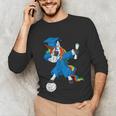 Dabbing Graduation Class 2023 Unicorn Volleyball Unisex Long Sleeve T-Shirt