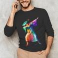 Dabbing Graduation Women Unisex Long Sleeve T-Shirt