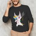Dabbing Unicorn Graduation Class Of 2019 Women Unisex Long Sleeve T-Shirt
