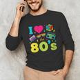 Dad I Love The 80's Retro 80s Nostalgia For Dad Unisex Long Sleeve T-Shirt Dad I Love The 80's Retro 80s Nostalgia For Dad Unisex Long Sleeve T-Shirt