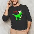 Dinosaur Rawr Diploma Grad Graduate Graduation Unisex Long Sleeve T-Shirt