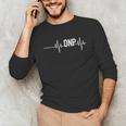 Doctor Of Nursing Practice Graduation DNP Heartbeat Unisex Long Sleeve T-Shirt