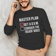 DVM Veterinarian Graduation Doctor Veterinary Medicine Unisex Long Sleeve T-Shirt