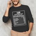 EdD Doctor Of Education Nutrition Doctorate Graduation Unisex Long Sleeve T-Shirt