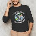 Elder Millennials Embracing 90s CDs Nostalgia Vibes Unisex Long Sleeve T-Shirt Elder Millennials Embracing 90s CDs Nostalgia Vibes Unisex Long Sleeve T-Shirt
