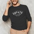 Empath Social Club ADHD Introvert Traits Unisex Long Sleeve T-Shirt Empath Social Club ADHD Introvert Traits Unisex Long Sleeve T-Shirt