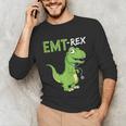 EMT Rex Paramedic Graduation Firefighter Unisex Long Sleeve T-Shirt