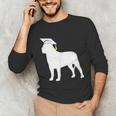 English Mastiff Graduation Dog Graduate Unisex Long Sleeve T-Shirt
