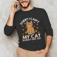 Excuse For Introverts My Cat Doesnt Like You Cat Unisex Long Sleeve T-Shirt