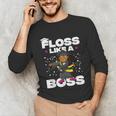 Floss Like A Boss Shirt Class Of 2019 Graduation Kids Unisex Long Sleeve T-Shirt