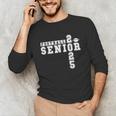Football Senior Night Football Senior 2025 Graduation 3 Unisex Long Sleeve T-Shirt