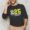 Football Senior Night Football Senior 2025 Graduation 55 Unisex Long Sleeve T-Shirt