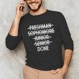 Freshman To Senior Class Of 2018 Senior GraduationShirt Unisex Long Sleeve T-Shirt