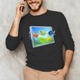 Frutiger Aero Fish Unisex Long Sleeve T-Shirt