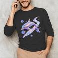 Frutiger Aero Y2K Chrome Dolphin Unisex Long Sleeve T-Shirt Frutiger Aero Y2K Chrome Dolphin Unisex Long Sleeve T-Shirt