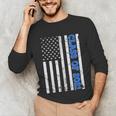 Funny Class Of 2021 American Flag Senior Graduation Unisex Long Sleeve T-Shirt